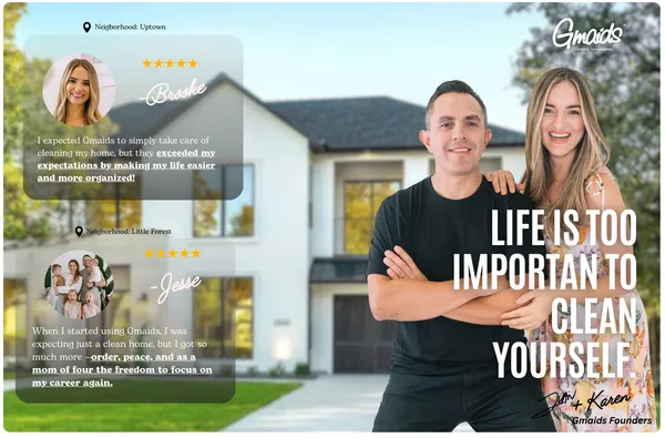 Gmaids, LLC cleaning team in Dallas
